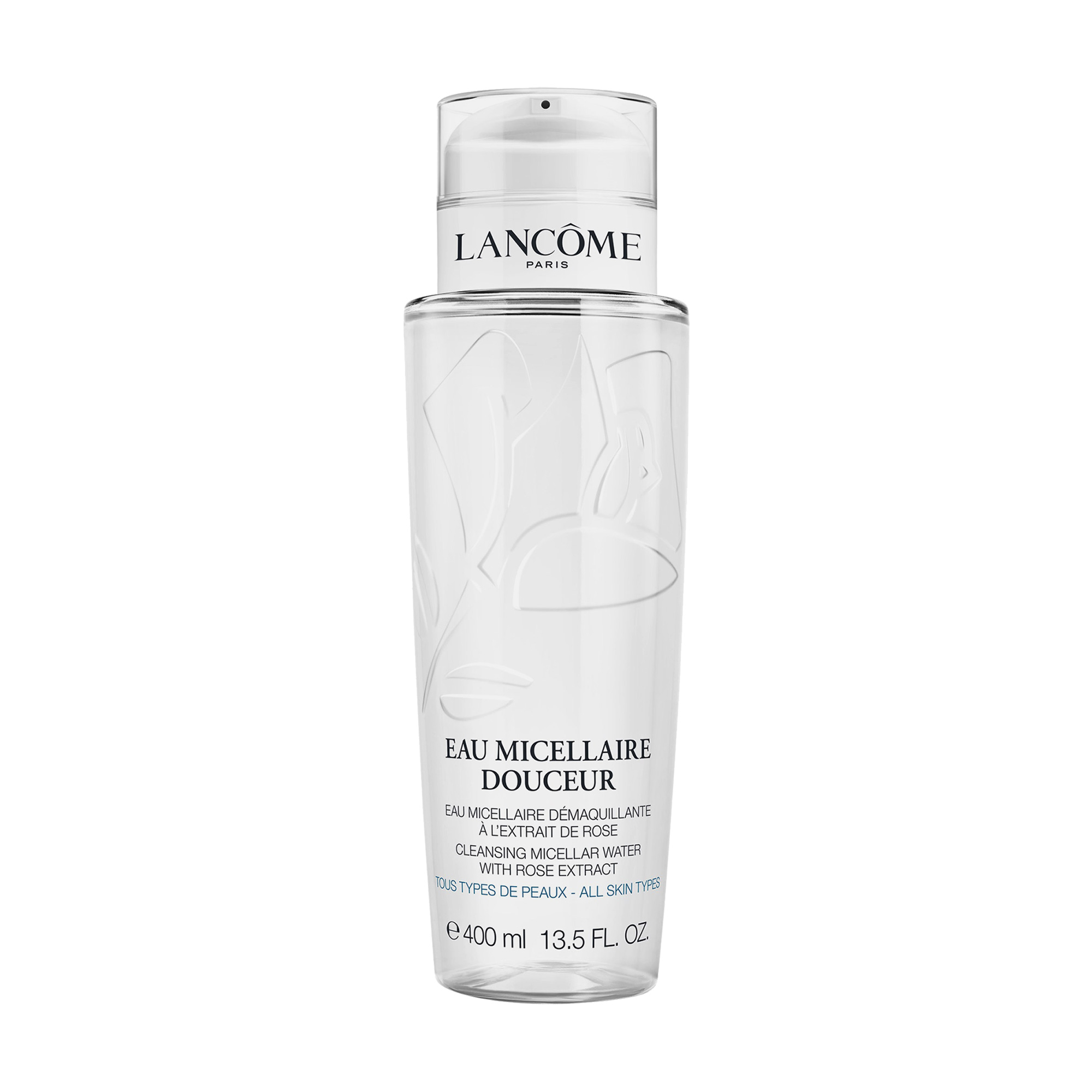 Міцелярна очищувальна вода для обличчя Lancome Eau Micellaire Douceur з ароматом троянди, 400 мл